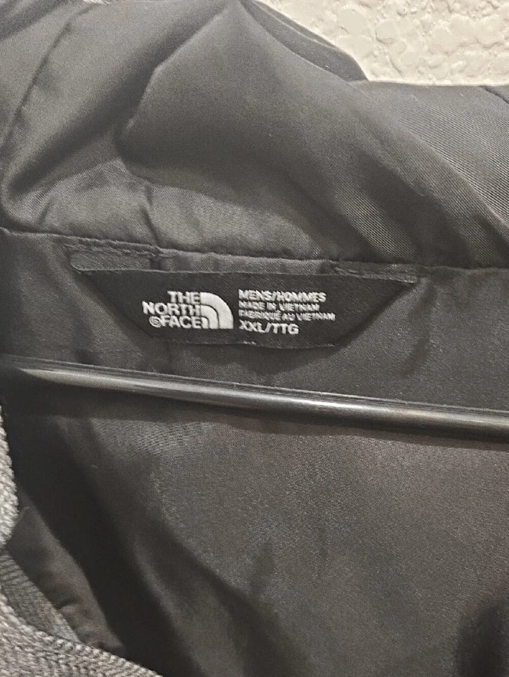 The North Face hooded raincoat